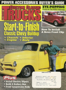 CUSTOM CLASSIC TRUCKS 1999 FEB - '64 CHEV FRONT SUSP, BATTERY BOX, WIPERS